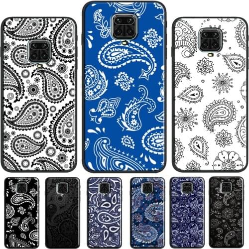 Bandana Seamless Pattern Phone Case For Redmi Note 10 Pro 9S 8T Note 8 Note 9 Pro Cover For Redmi 9T 9 9C 7A 8A 9A