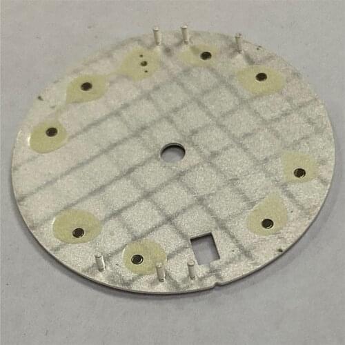 Watch Dial 28.5MM C3 Luminous Watch Dial for SKX007 NH35 Watch Movement Modification Part