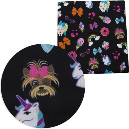 David accessories 50*145cm Polyester Cotton Fabric Cartoon Printed Patchwork for Tissue Kids Home Textile for Sewing Doll,c8764