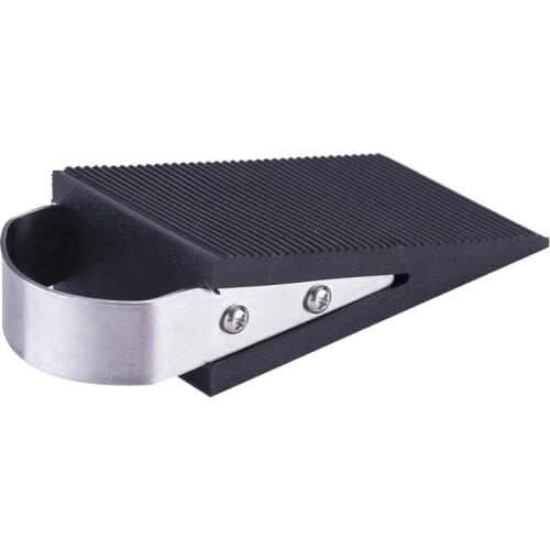 1pcs Rubber Door Stopper Wedge Block Guard Wind Dust Blocker Stopper Protector For Home Children Office With Stainless Steel