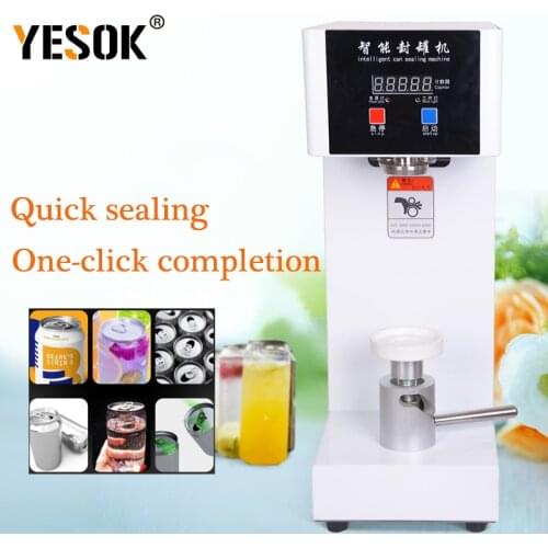 Automatic Milk Tea Shop Beverage Sealing Machine Can Sealing Machine Aluminum Beer Can Sealing Machine Cola Sealing Machine 180W