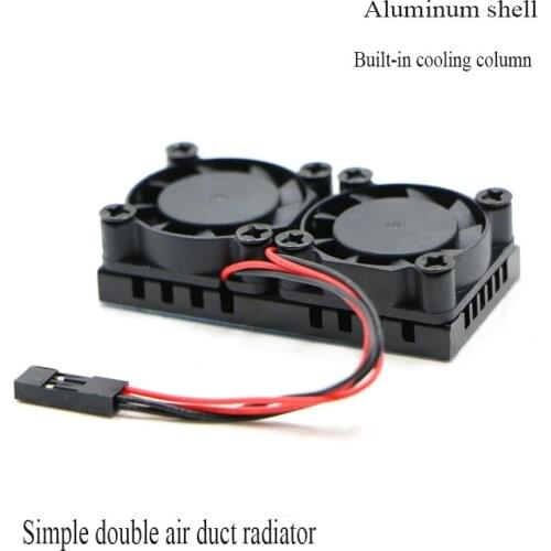 4th generation shell metal Raspberry Pi 4th generation b+ aluminum alloy box 4b cooling shell accessories