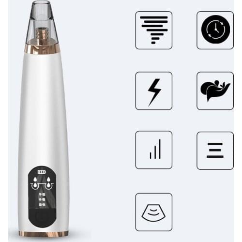 Newest Blackhead Remover Facial Electric Acne Cleaner Blackhead Black Point Vacuum Cleaner Tool Black Spots Pore Cleaner Machine