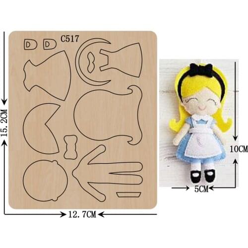 New princess Wooden die Scrapbooking C-517 Cutting Dies Multiple sizes