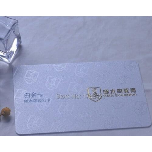 0.76mm Thickness PVC business card printing by kardart