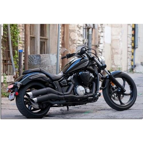 Simple Wall Art Star Stryker Cruiser Motorcycle Poster and Print Canvas Paintings for Bedroom Living Room Decor