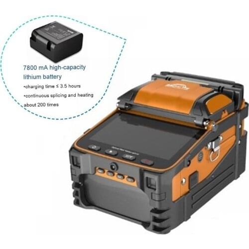 5S AI-9 Fusion splicer Machine SM & MM VFL OPM Splicing Machine with FRENCH RUSSIAN SPANISH PORTUGUESE