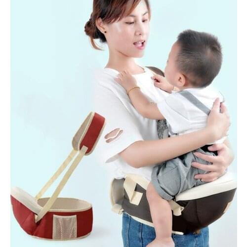 0-36M Baby Single Shoulder Strap Carrier Four Seasons Universal Multifunctional Soft Breathable Safe Child Waist Stool