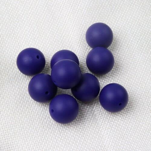 TYRY.HU 10pc 19mm Round Silicone Teething Beads Food Grade Baby Teether Pacifier Clips Pendant Beads BPA FREE 21 Colors