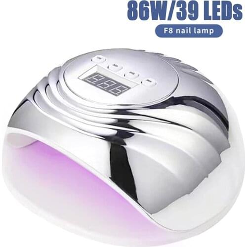 86W LED Lamp Nail Dryer 39 LEDs UV Smart Nail Baking Lamp For Drying Gel Polish Timer Auto Sensor Manicure Tools