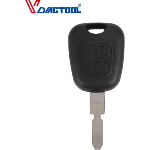 Vdiagtool 2 Buttons Blade Remote Key Fob Controller Cover Case For PEUGEOT 206 For Citroen Shell Free Shipping