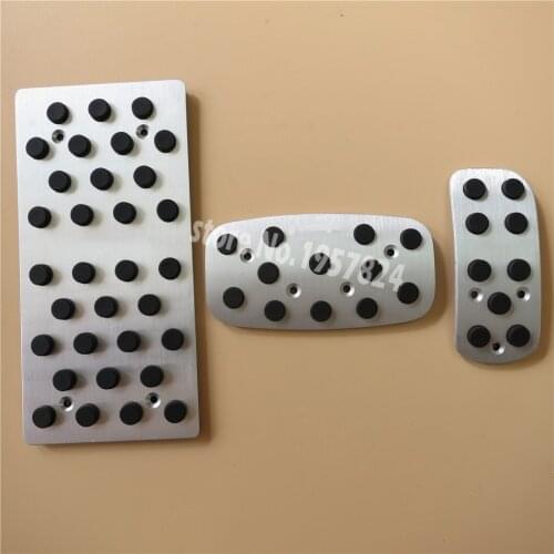 DEE High Quality Non-slip accelerator/gas/fuel brake foot rest AT pedal pads for Nissan X-TRAIL 2006-2011,Car Styling Accessory