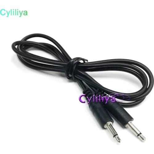 10pcs 3.5mm 1/8 male mini plug monaural mono audio connector cable 1M