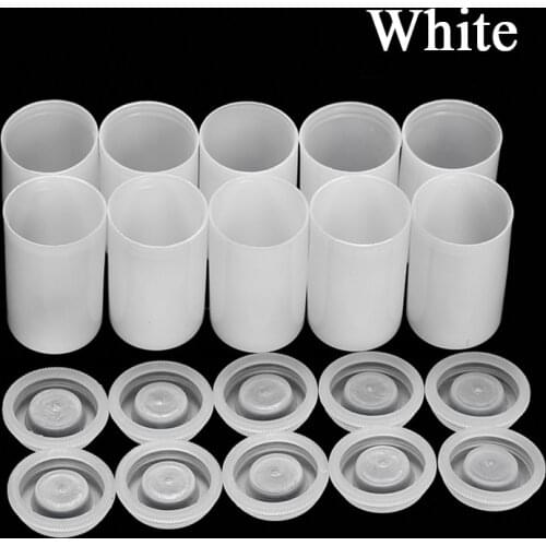 10Pcs Multifunction Empty Bottle 35mm Film Cans Canisters Containers Watercolor Paint Pigment Box Palette DIY Craft