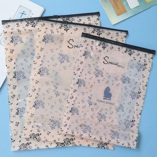 100Pcs PE Transpare Bag PE Ziplock Bag Storage Bag for Cosmetic/Sock Transparent Package Bag Storage Bags Biodegradable material