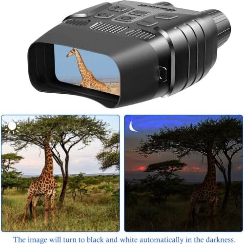 3X USB Night Vision Binoculars Digital Infrared IR Video Recording Hunt Gear Black