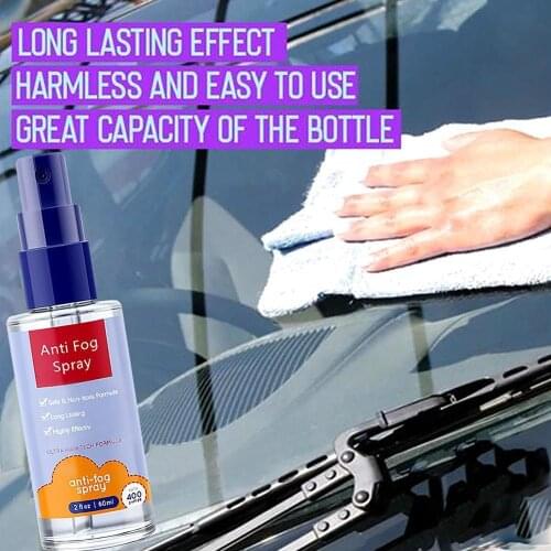 60/30ml Long Lasting Anti-fog Anti Fog Glass Spray Liquid Window For glasses Lens Windshield Bathroom Mobile Phone Screen Glasse