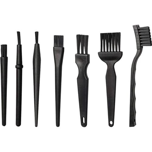 7pcs/set Small Portable Handle Anti Static Brush Cleaning Brush Tool for Mobile Phone Tablet Repair