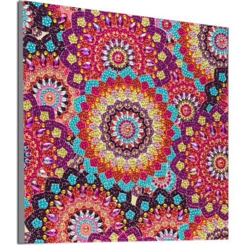 DIY 5D Special Shape Rhinestone Mandala Flower Diamond Painting 30 x 30 cm
