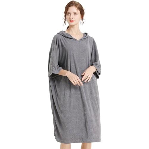 Plus size 150kg men and women Hooded bath towel simple Beach Quick dry bath towels women quality SPA bathrobes women