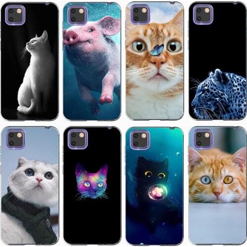 For Huawei Y5p case Wolf Silicon Fundas for Honor 9S Phone case for Huawei Y5 p Y5P 2020 Cat Animal Phone Cases for Honor 9S 9 s