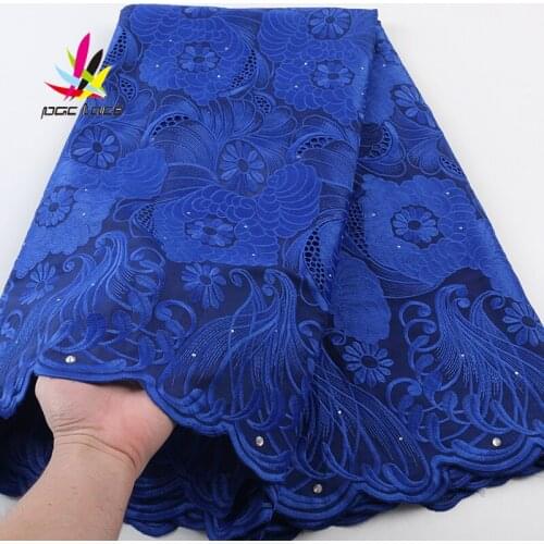 Pure Cotton Swiss Voile Lace Nigerian Wedding African Lace Fabric Fashion In Switzerland High Quality Dry Lace Fabric