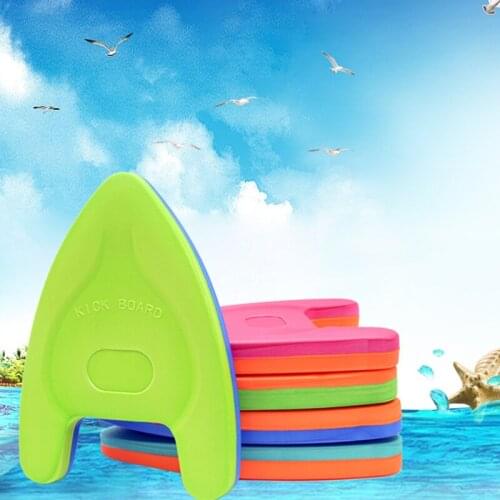 Kids Learn Swimming Kickboard Thicken A Shaped Children Pool Swim Kickboard Air Mattress EVA Floating Plate Training Aid Tools