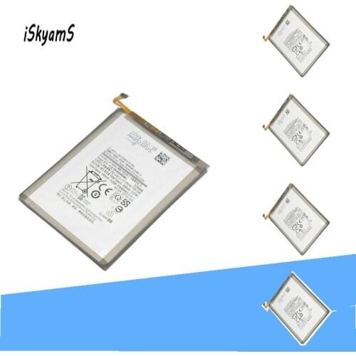 ISkyamS 5pcs 4900mAh Replacement Battery EB-BG580ABU For Samsung Galaxy M20 M30 SM-M205F Authentic Phone Batteries