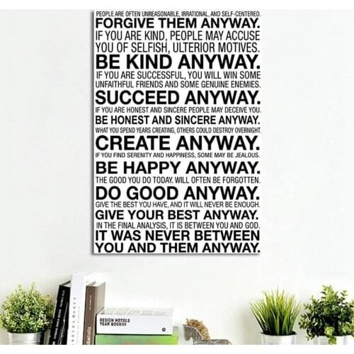 Wall Art Modular Canvas Prints Home Decoration Painting Inspirational Poster Simple Modern Nordic Style Pictures For Living Room