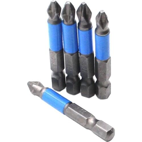 5/10pcs Bits Set S2 Steel PH2 50mm Screwdriver bit Head Set Torx Hex Tri-Wing Spanner Cross-head Bits non-slip set