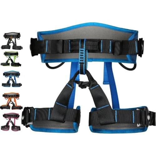 P110 Outdoor climbing seat belts Aerial belts downhill mountaineering safety belt CE Certification