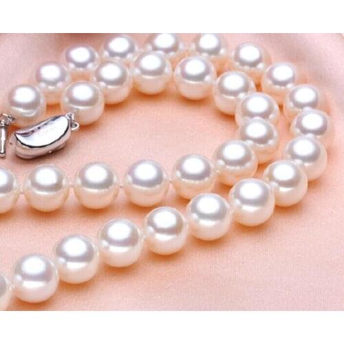 HUGE 18"11-12MM NATURAL SOUTH SEA WHITE PERFECT ROUND GENUINE PEARL NECKLACE 388