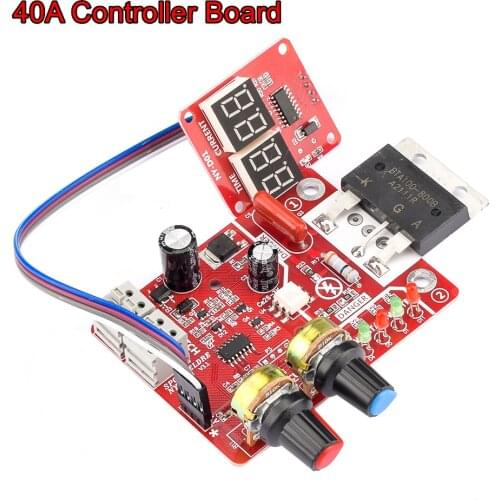 NY-D01 40A/100A Spot Welding Machine Control Board Welder Transformer Controller Panel Parts Adjust Time Current Digital Display