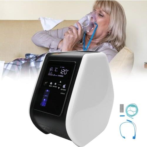 5L Oxygen Making Machine Portable Oxygen Concentrator Machine Generator For Elderly Adjustable Oxygen Machine 220V Portable