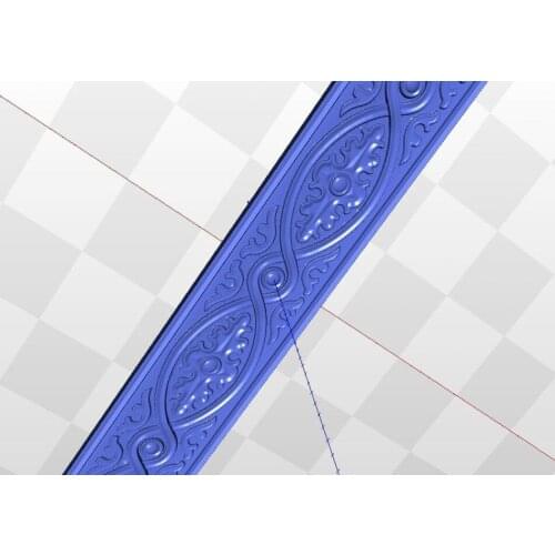 Meandr_33 artcam relief for cnc model in STL file format