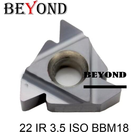 22 IR 3.5/4.0/4.5/5.0/5.5/6.0 ISO BBM18,Indexable Tungsten Carbide Threading Lathe Inserts for Threaded Lathe Holder