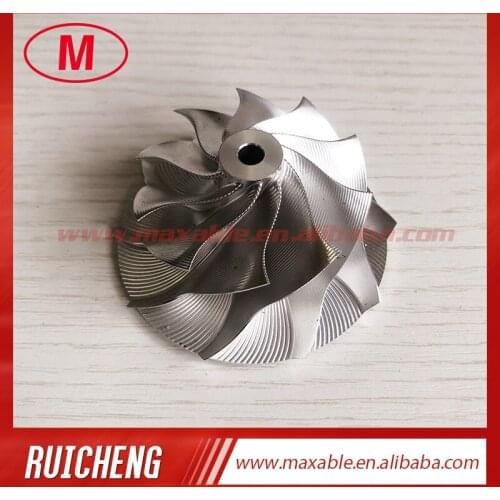 RHF5 reverse 51.00/66.00mm 10+0 blades Point Milling, Snake Curve turbo Turbocharger milling/aluminum 2618/billet compressor wh