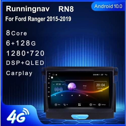 Runningnav For Ford Ranger 2015-2019 Android Car Radio Multimedia Video Player Navigation GPS
