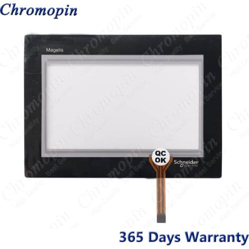 HMIGXU3512 HMIGXU3500 Touch Screen Panel Glass Digitizer for Schneider HMIGXU3512 HMIGXU3500 Touchscreen + Protective Film Foil