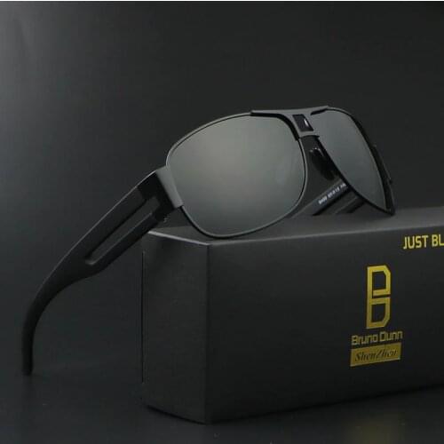 Bruno dunn Men Sunglasses 2018 Polarized Brand Designer Sunglases Male Driving sun glases For Men with BOX zonnebril mannen