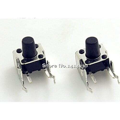 100Pcs Tact Switch 6*6*8mm Horizontal with Bracket Tactile Push Button Switches 6x6x8mm Micro Switch