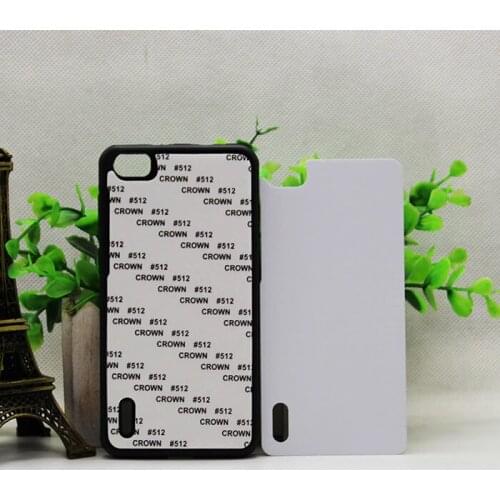 Wtsfwf DIY 2D Sublimation rubber TPU+PC Blank Case for Huawei Honor 6 with Aluminum Inserts and glue 10pcs/lot