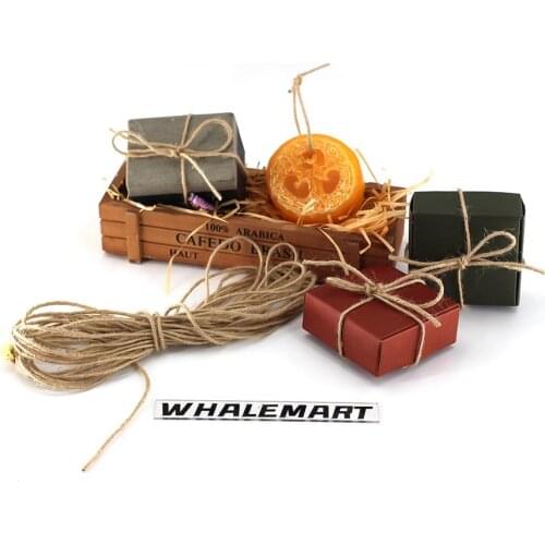 10m Natural Jute Twine Burlap String Hemp Rope For DIY Package Soap Candle Party Wedding Gift Wrapping Cord Craft Decoration