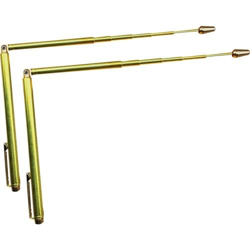 2pcs/set Flexible Adjustable Tools Witching Multifunction Dowsing Rods Divining Durable Brass Finding Accessories Water Detector