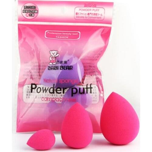 3/2PCS Water-Drop Makeup Sponge Wet-Dry Dual-use Professional Cosmetic Puff For Foundation Concealer Cream Soft Make Up Puffs