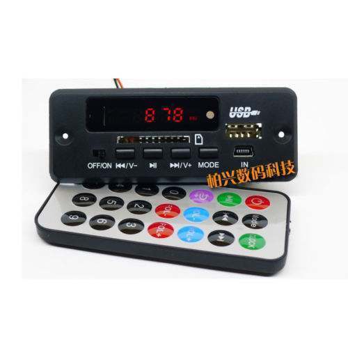 Dc 12V Digital LED Bluetooth MP3 Player audio decoder board FM WMA/WAV FM for car