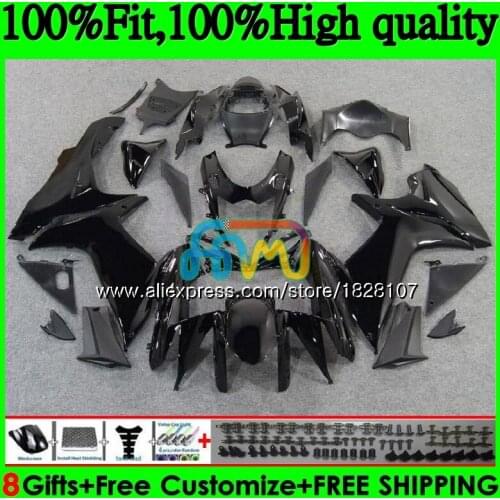 Injection For SUZUKI GSXR 600 750 GSXR750 11 12 13 14 15 39BS.15 K11 GSXR600 Gloss black 2011 2012 2013 2014 2015 2016 Fairing