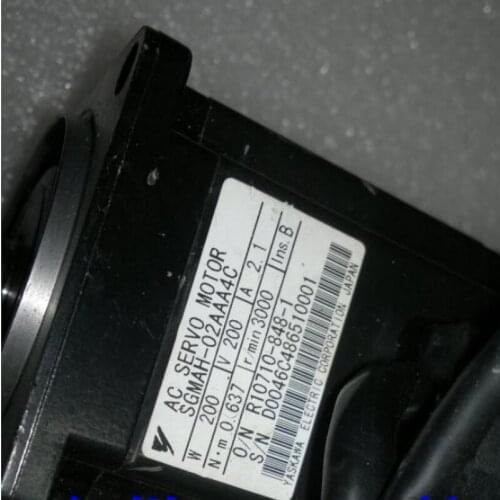 Used Tested Working SGMAH-02AAA4C AC SERVO MOTOR