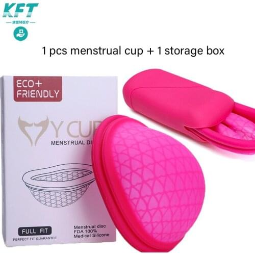 Reusable Menstrual Cup Medical Silicon Period Cup Sterilizer Menstrual Disc Menstruation Bowl Health women Menstrual Cup