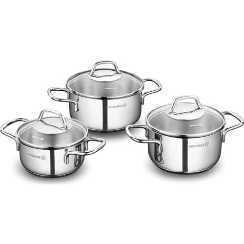 Korkmaz Perla Jr. 6 Piece Cookware Set A1650